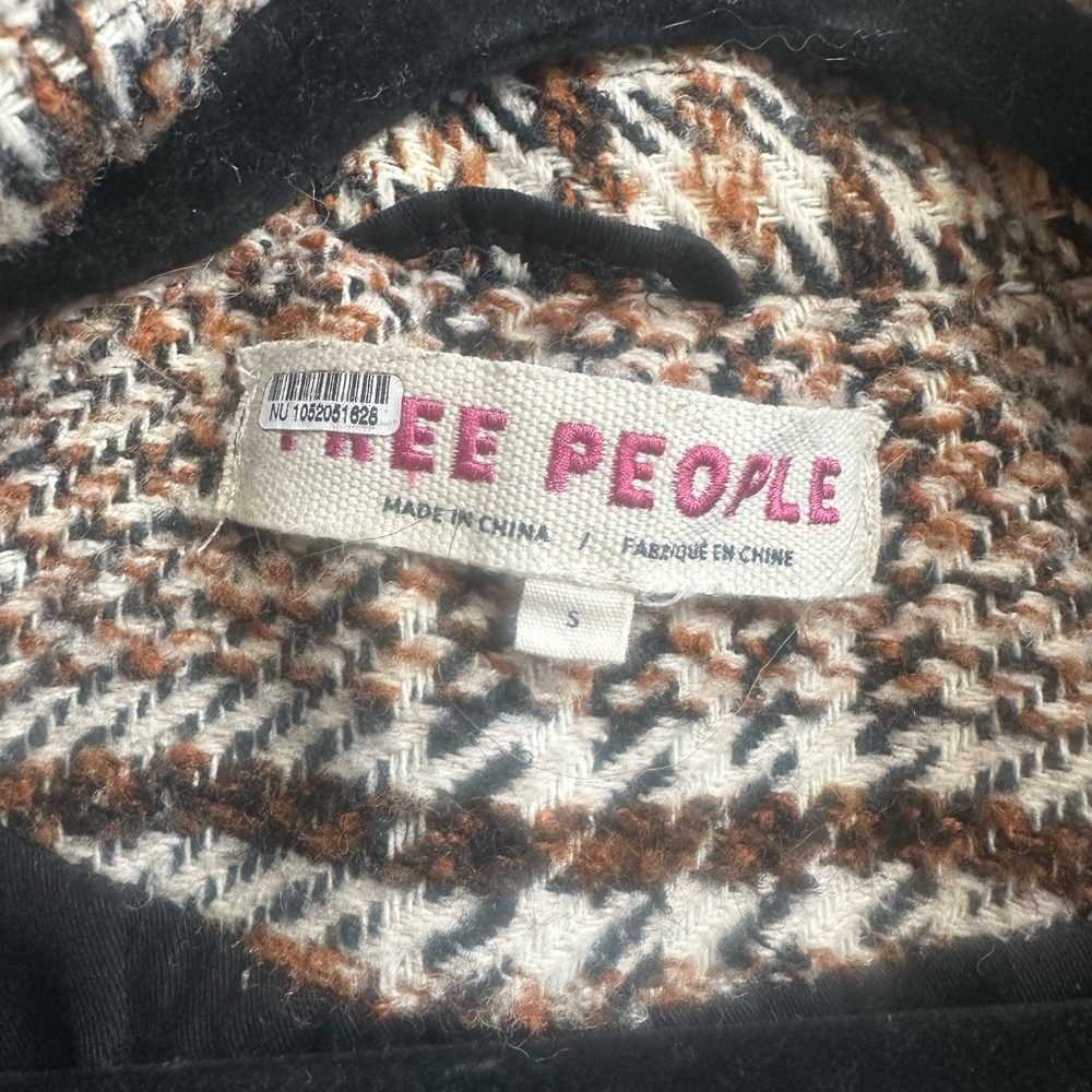 Free People, Plaid Coat, MSRP $ - Picture 7 of 11